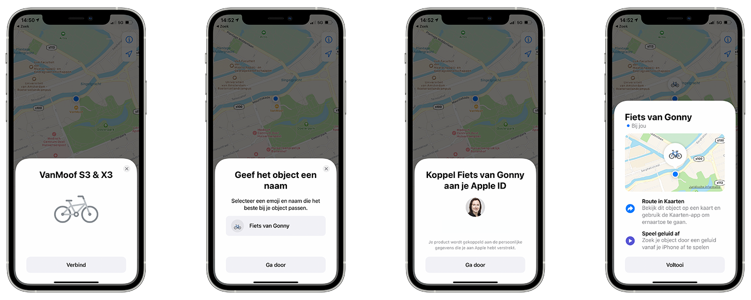 Zoek mijn objecten toevoegen
